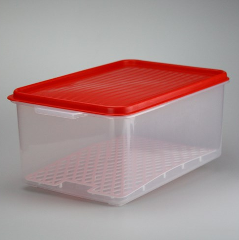 Box Prestige 40_Vermelha C/Rede Interior 7 Lts 300X195X145Mm