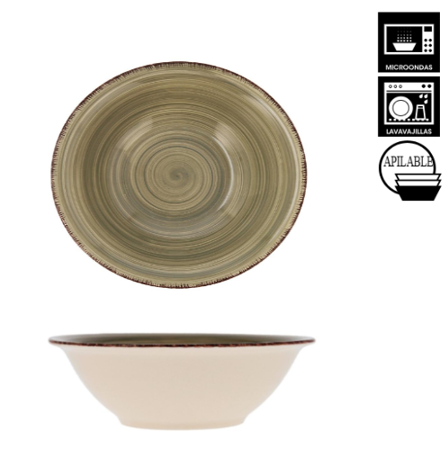 Tigela 18Cm Natura Vita Ceramica Grés Qd                    