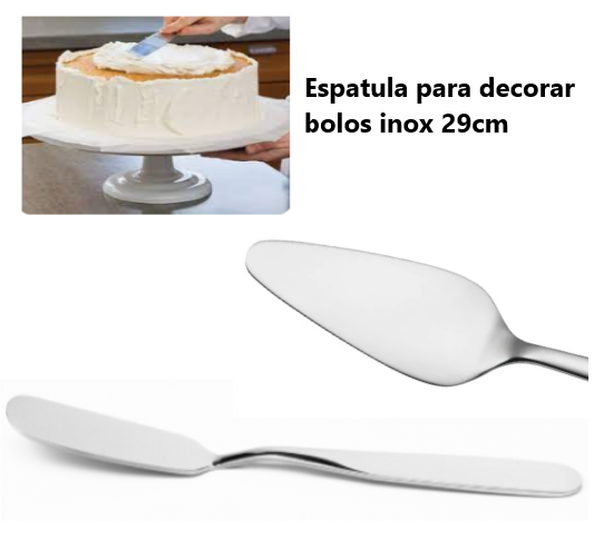 Espatula Para Decorar Bolos Inox 29Cm                       