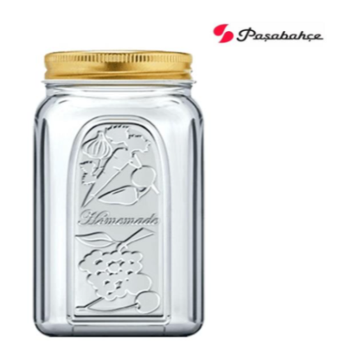 Frasco Com Tampa Homemade 1500 Cc  10X10X18Cm               