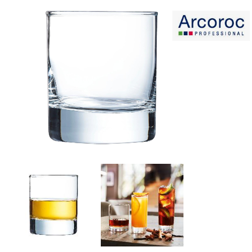 Copo Baixo Vidro Fb 20Cl Islande  -  Arcoroc                