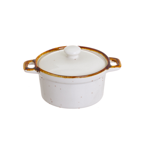 Caçarola De Servir Porcelana Canela 22Cl 10X5Cm             