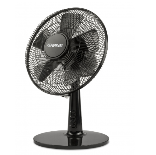 Ventoinha De Mesa 5 Pás 3 Velocd. 40W G3Ferrari Total Black 