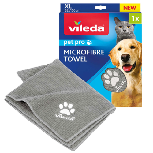 Toalha Mf Pet Pro Xl 100% Microfibra 65X100Cm Vileda        