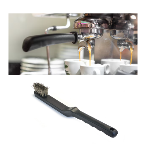 Escova Grande Limpeza Maq. Café-Arame Latão 27Cm            