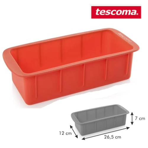 Forma Bolo Inglês Delícia Siliconprime 26,5X12X7Cm Tescoma  