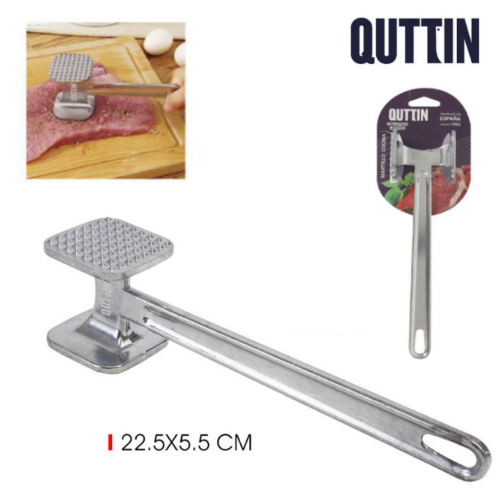 Martelo Amaciador De Carne Aluminio 22,5Cm Quttin           