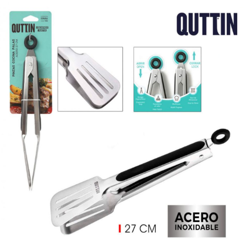 Pinça De Cozinha Inox Tipo Pala 27Cm Quttin                 