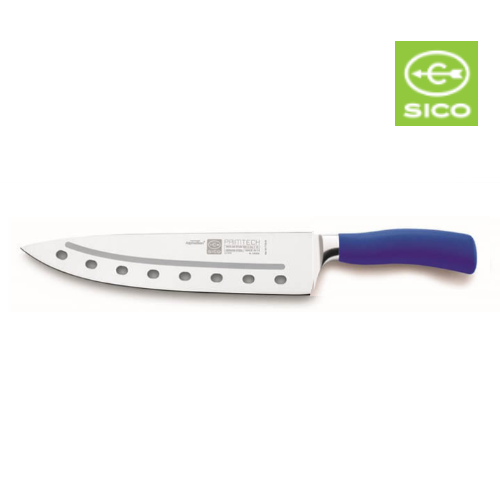 Faca Para Cozinheiro C/Orificios 20Cm Cb Azul Primtech      