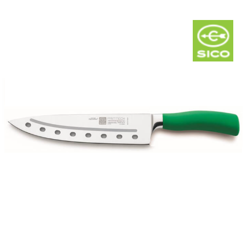 Faca Para Cozinheiro C/Orificios 20Cm Cb Verde.Primtech     