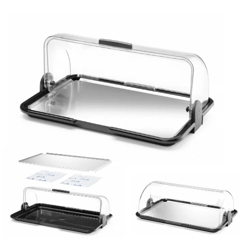 Expositor C/Tampa Basculante 465X315X(H)195 P/Quente/Frio   