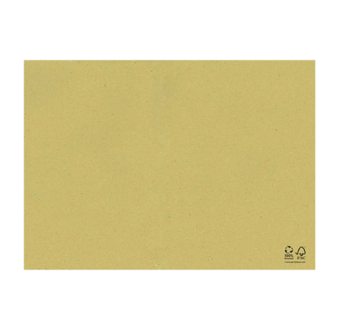 Toalhete De Mesa Reciclado 31X43Cm Palha Papel 250 Unid     