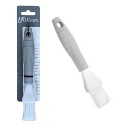 Pincel De Cozinha Cerdas Nylon Com Cabo Plastico 20Cm       