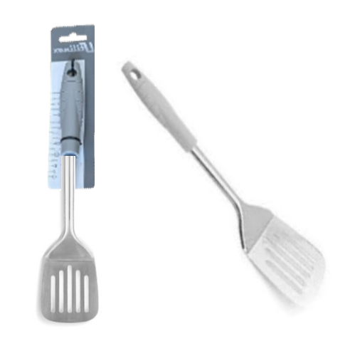 Vira Fritos Inox  C/Cabo Plastico 31Cm                      