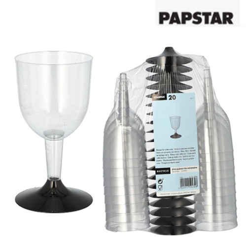 Copo Para Vinho Branco 0,1 L Ø6,7X11Cm Transparente 20 Unid 