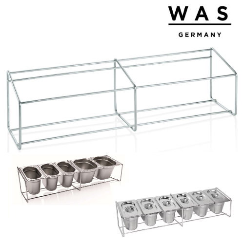 Suporte Inox P/Gn 1/3,1/6,1/9X150Mm 68,5X17,5X20,5Cm        