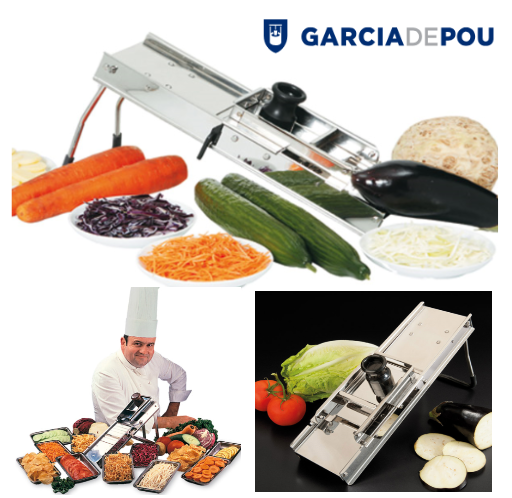 Mandolina Com Carrinho 39,5X12X19 Cm Prateado Inox          