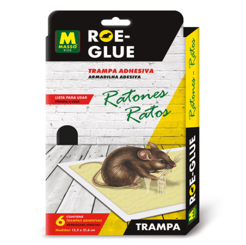 Armadilha Adesiva Para Rato, 6 Unidades Massó               