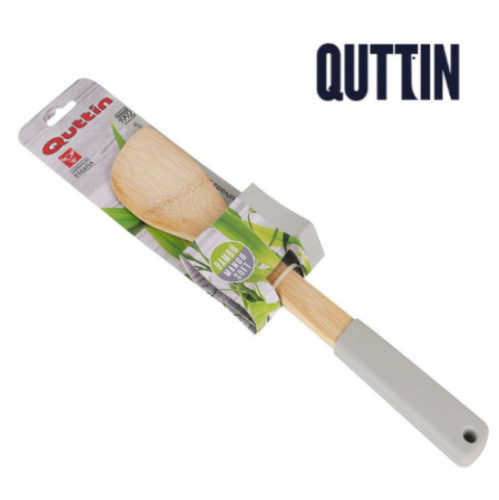 Colher Curva Em Bambu 30Cm Quttin                           