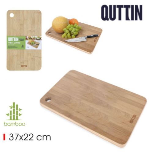 Tabua De Corte Em Bambu 37X22X2Cm Quttin                    