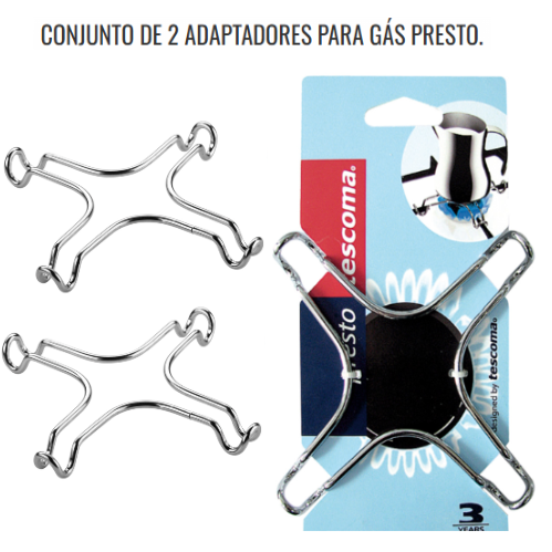 Conjunto De 2 Redutores P/Fogão Gás Domestico Presto        