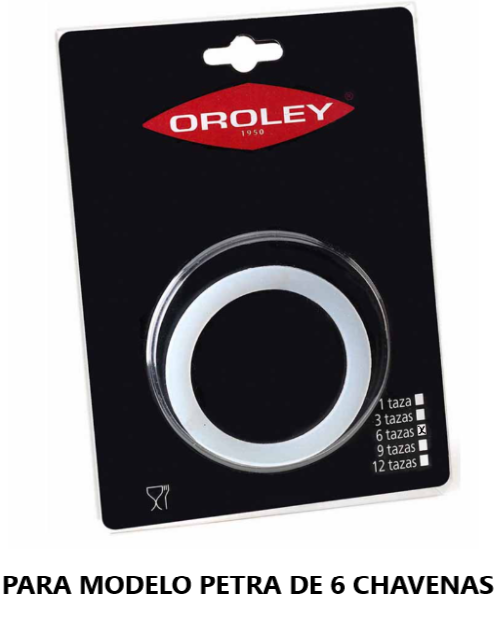 Junta De Silicone Cafeteira Petra De 6 Chavenas Oroley      