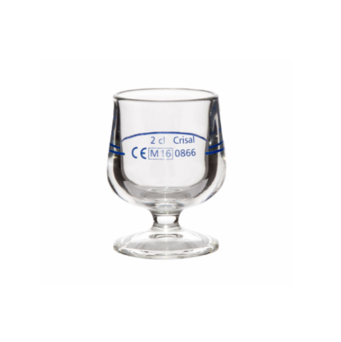 Calice Apolo 5Cl Aferido A 2Cl Crisal                       