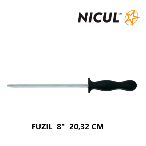Fuzil 8" 20Cm Cabo Polipropileno Preto Nicul                