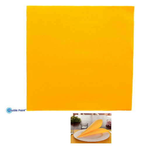 Guardanapos Ecolabel 39X39Cm Amarelo Sol 50 Unid            