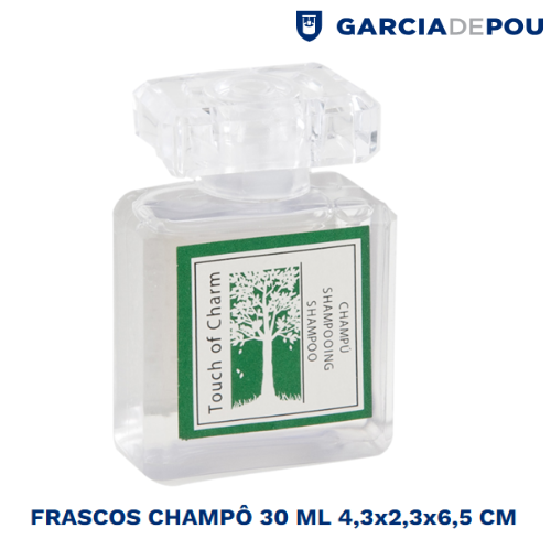Frascos Champo 30Ml 4,3X2,3X6,5Cm Touch 50 Unid Garcia      