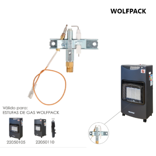 Kit Piloto Para Aquecedores Wolfpack                        