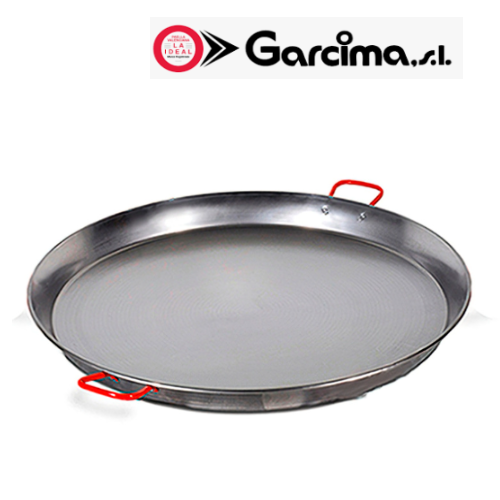Paelheira Valenciana Aço Polido 55Cm 16 Doses Garcima       