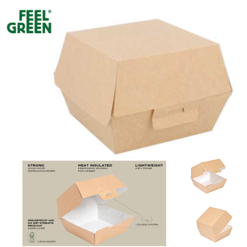 Concha Hamburguer Thepack 14,4X13,6X9,2Cm Cartao 50 Unid    