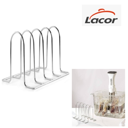 Suporte Inox Para Para 4 Sacos Sous Vide 13,5X20X13,5Cm     