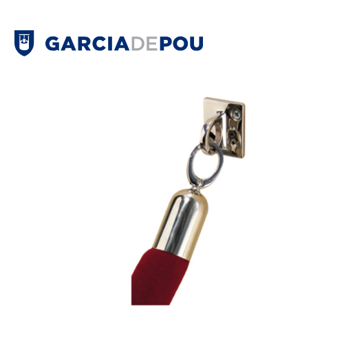 Gancho De Parede Para Corda Cor Inox ( 1 Unidade ) Garcia   