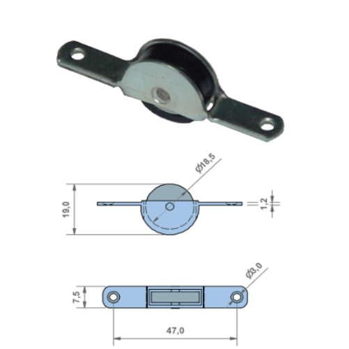 Roleto Em Aço Inox Para Portas Deslizantes                  