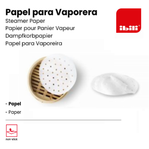 Conjunto De 75 Papeis Para Vaporeira De 23Cm Ibili          