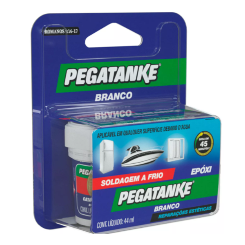 Epóxi Profissional Bicomponente Branco 44Ml Pegatanke       