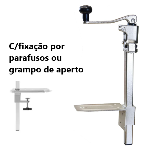 Abre-Latas Industrial 45Cm Fixação Por Parafusos Ou Grampo  