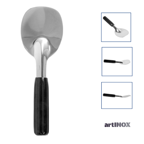 Espátula Para Gelado Artinox 23X7,7 Cm Preta Inox           