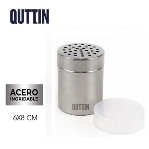 Polvilhador Inox 6X8Cm Quttin                               