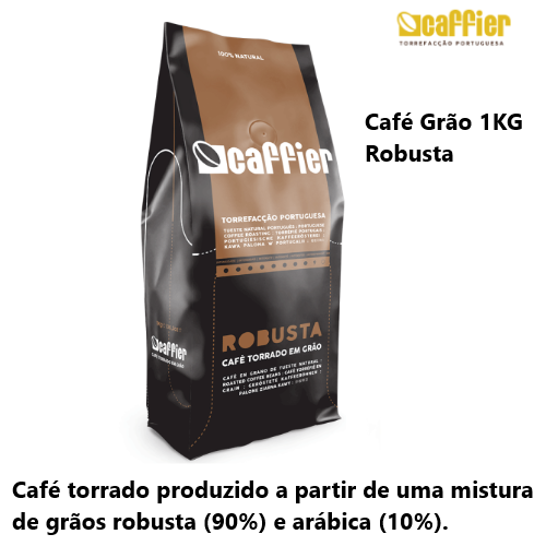 Cafe Torrado Em Grao 1Kg Robusta  Caffier                   