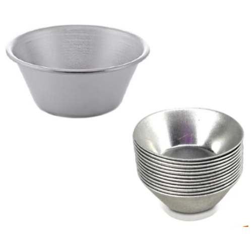 Forma Queque Aluminio Orbita Nº2 7Cm 12 Unidades            