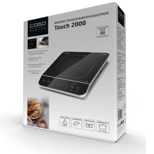 Placa De Indução 2000W 60-240ºc  10 Niveis Potencia Caso    