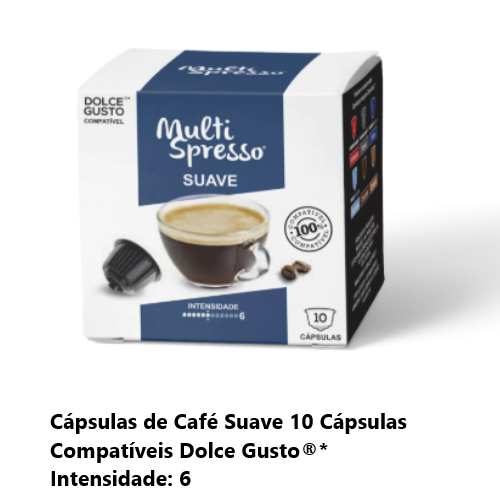 Cafe 10 Capsulas Multispresso Dulce Gusto Suave Int.6       