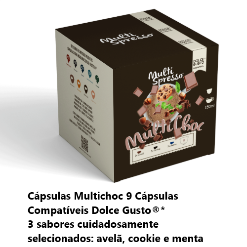 9 Capsulas Multispresso Dulce Gusto Multichoc               