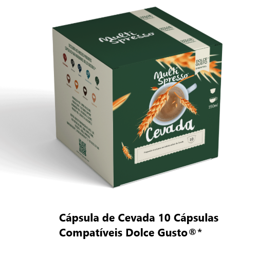 10 Capsulas Multispresso Dulce Gusto Cevada                 