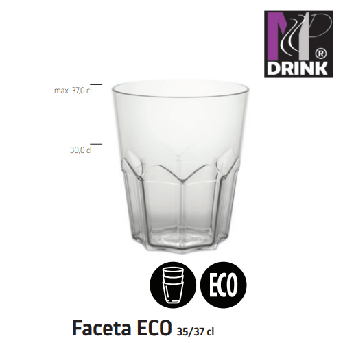 Copo_Faceta_Eco_(35/37Cl) Policarb. Alt.99 Lg 87Mm          