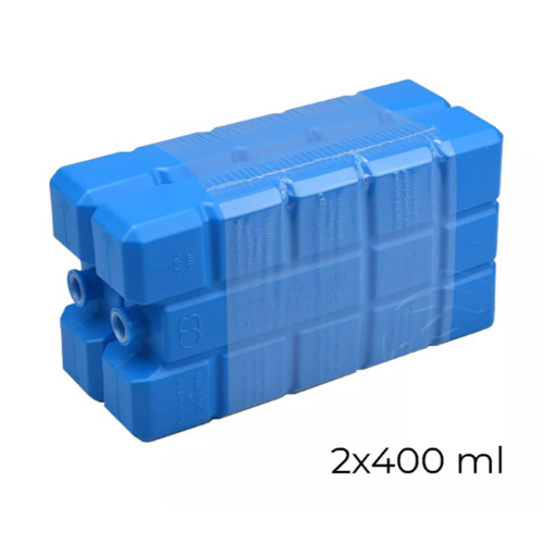 Pack 2 Acumuladores De Gelo Cor Variada 400Ml 16X9,5X3,5Cm  