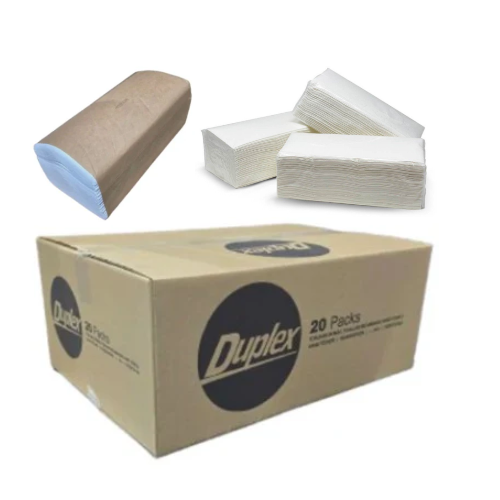 Toalha De Mão 2F  20 Packx140 21X22Cm Duplex Renova         